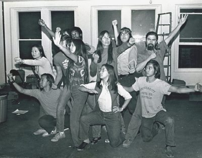 Photograph of Asian Tactical Theater, 1972; Legan Wong; Basement Workshop Records; Asian/Pacific/American Institute at New York University.